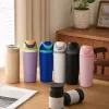 500ml large-capacity color insulated cup, suitable for outdoor mountain climbing, vehicle use and office work details Picture